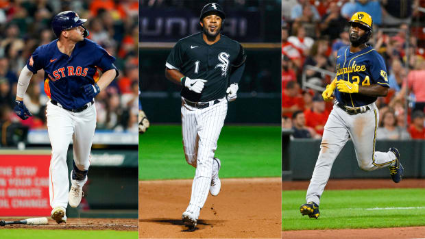 Trey Mancini, Elvis Andrus and Andrew McCutchen